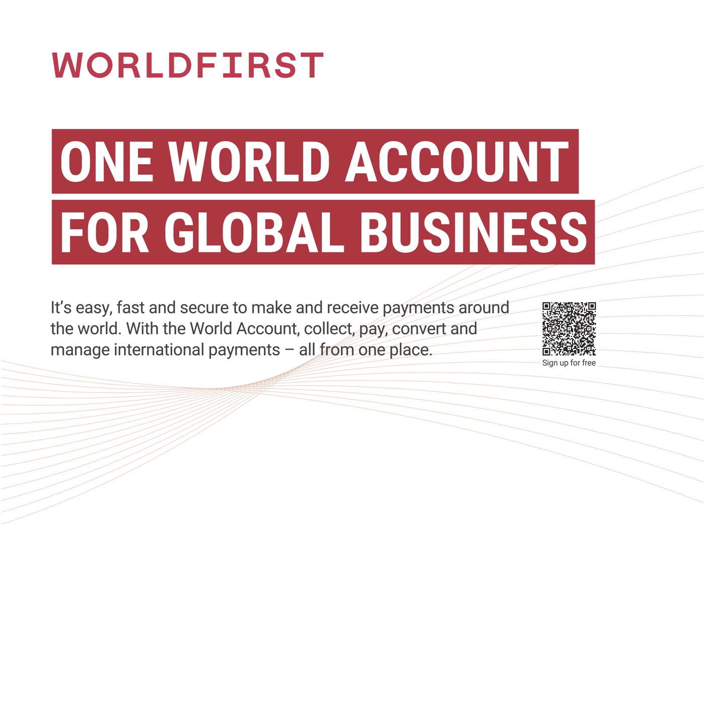 WorldFirst - One World Account for global business
